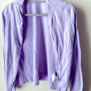 Cute Lavender purple cardigan
